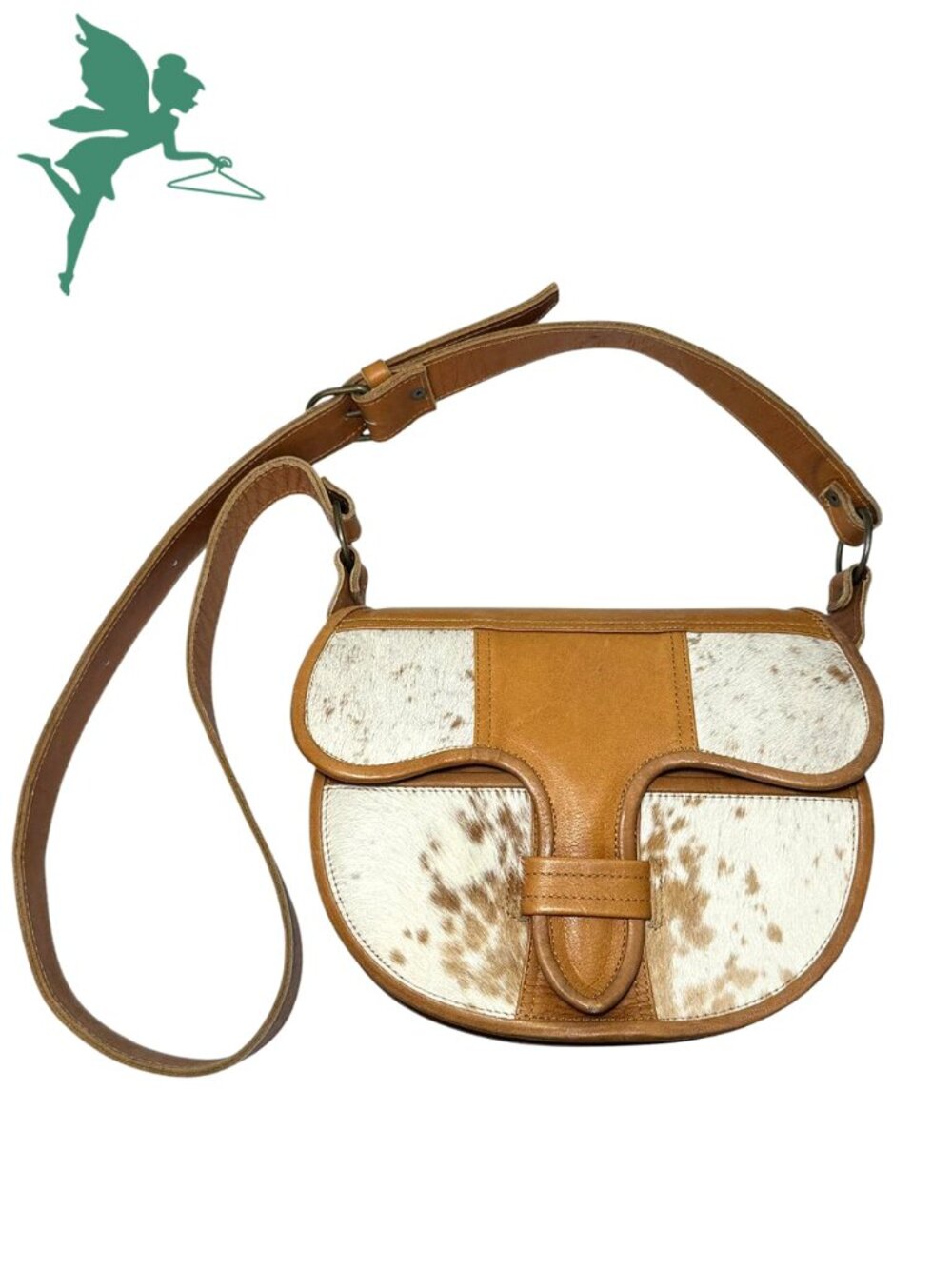 VINTAGE Handcrafterd Columbian Carriel Leather Bag